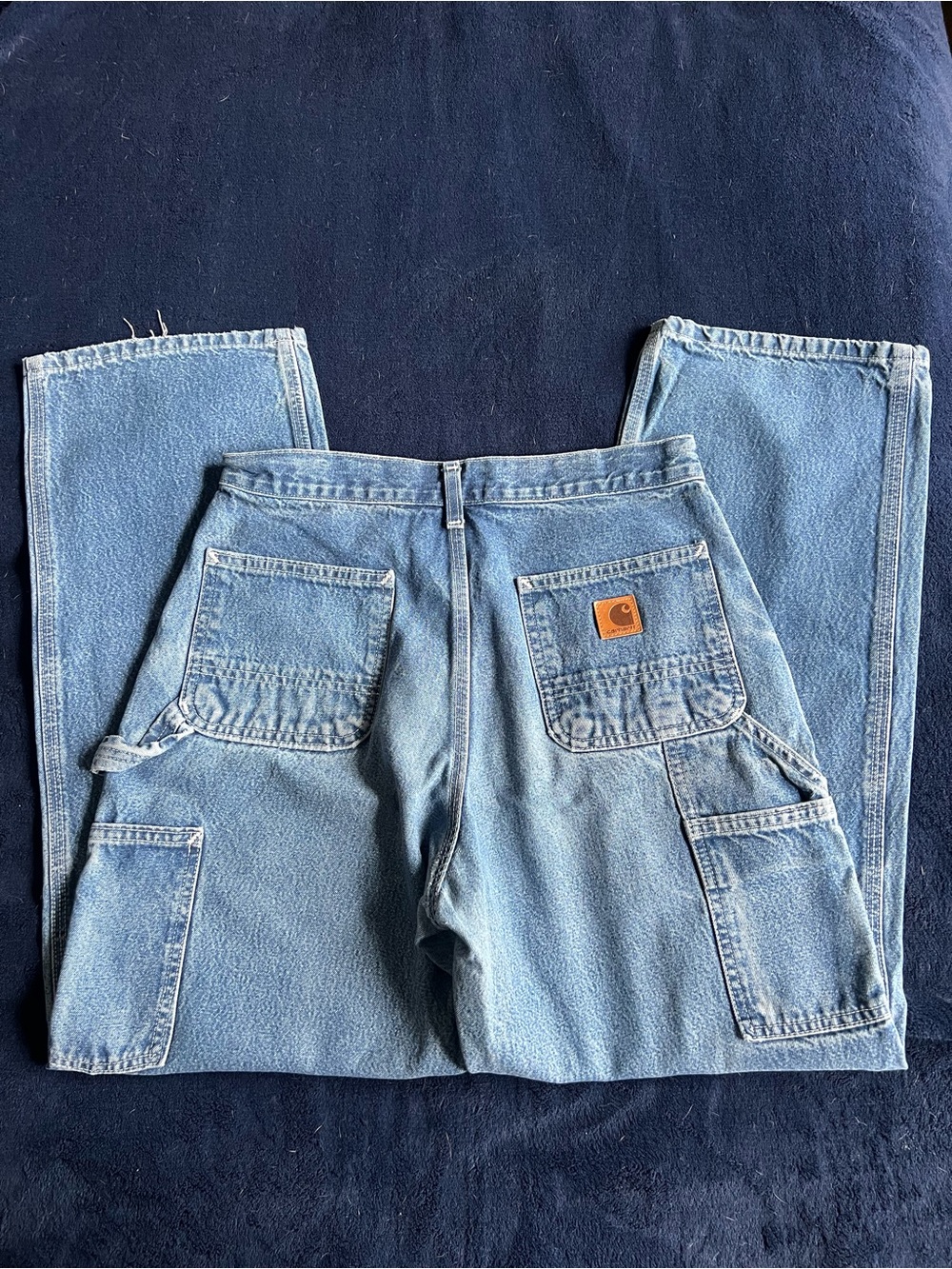Carhartt Denim Carpenter Cargo Pants